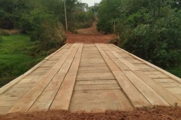 Prefeitura conclui a construção da nova ponte na Estrada Antônio Parpinelli 