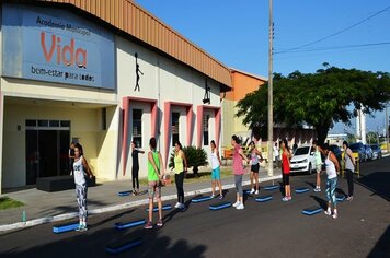 Dia do desafio mobiliza a população de pompeia 