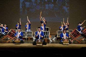 Grupo de taikô ‘Kaminari Wadaiko’ de Tupã se apresenta em Pompeia neste sábado