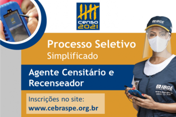 IBGE abre 23 vagas temporárias de trabalho em Pompeia para o Censo Demográfico