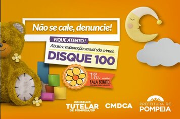 Com programação especial, Prefeitura realiza campanha pelo Dia Nacional de Combate ao Abuso e à Exploração Sexual de Crianças e Adolescentes