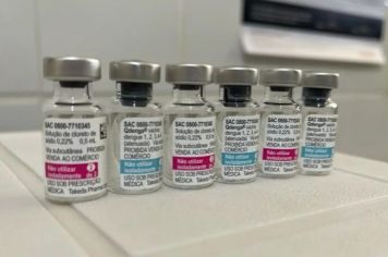 Pompeia começa a vacinar contra a dengue crianças de 10 e 11 anos nesta quarta-feira (8) em todas as Unidades de Saúde