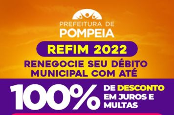 Pompeianos podem renegociar as dívidas municipais com ótimas condições e descontos