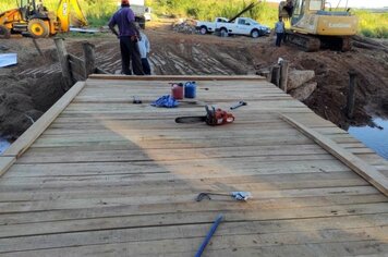 Prefeitura conclui a construção da nova ponte da Santa Laura