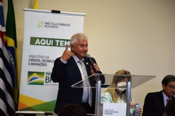 Ministro Marcos Pontes visita Pompeia e participa de encontro com a prefeita Tina e lideranças da região