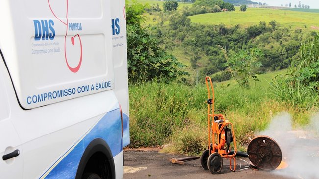 Vigilância sanitária promove desratização em pompeia
