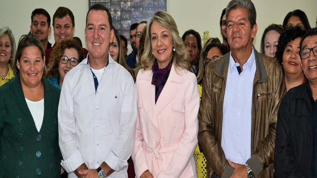 Deputado federal vinicius carvalho visita pompeia