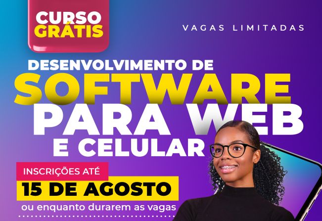 Prefeitura de Pompeia e Governo do Estado oferecem curso gratuito de Desenvolvimento de Software para Web e Celular