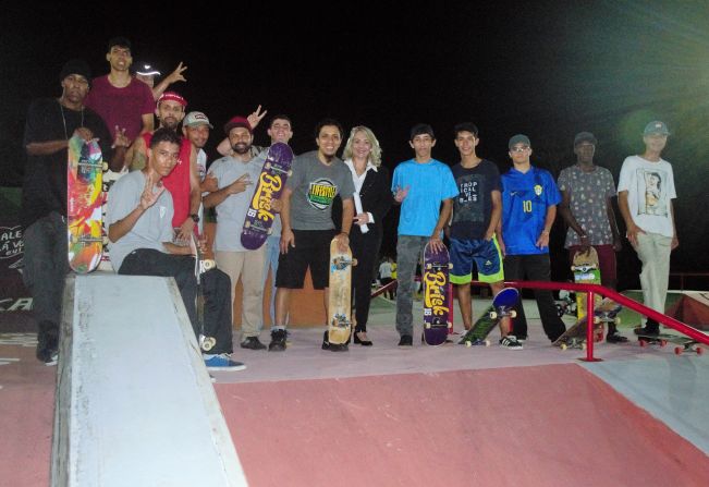 Reforma da Pista de Skate “Guilherme Loncarovich dos Santos” é comemorada por skatistas pompeianos