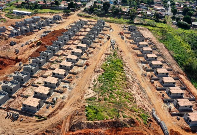 Obra das 50 casas CDHU em Pompeia atinge 75% de conclusão e prazo para inscrições deve ser anunciado em breve