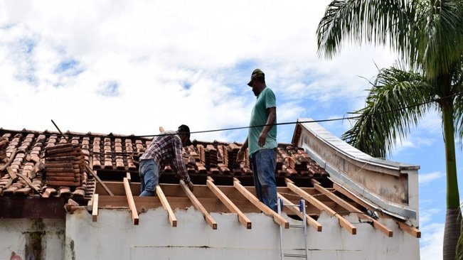 Cobertura do velório de paulópolis é refeita