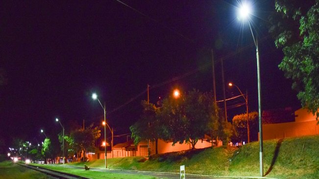 Pista de cooper ganha nova iluminação