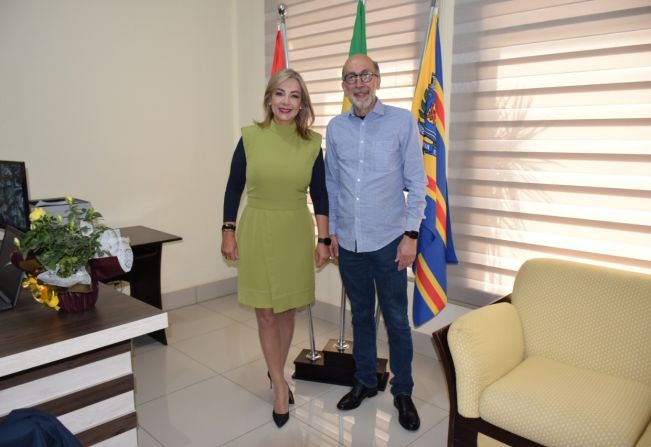 Secretário de Desenvolvimento Regional visita obras em Pompeia