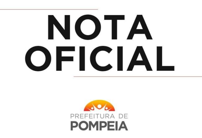 Prefeitura de Pompeia confirma o cancelamento do Concurso Público 001/2023