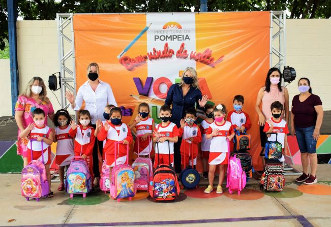 Alunos dos CEMEIs retornam às aulas presenciais de maneira segura