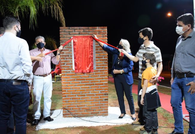 Área de Lazer “Professor Boys” é inaugurada no Residencial dos Ipês