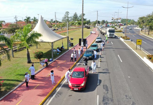 Prefeitura de Pompeia realiza barreira sanitária na SP-294