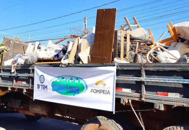 Cidade Limpa já tem data de coletas em Pompeia