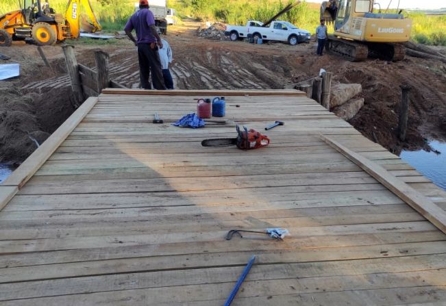 Prefeitura conclui a construção da nova ponte da Santa Laura