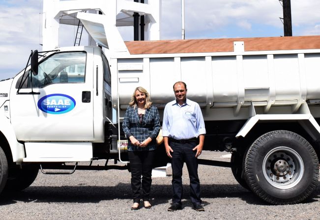 SAAE recupera caminhão sucateado pela antiga administração