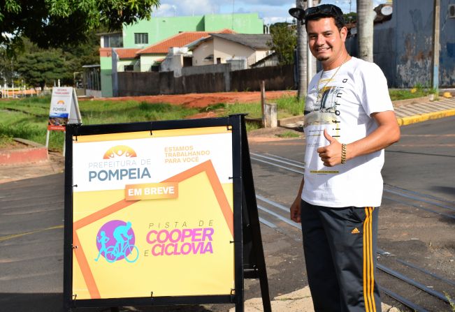 Vereador De Bolachinha acompanha obra da nova Pista de Cooper e Ciclovia