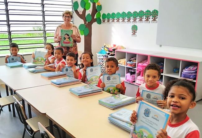 Pompeia investe cerca de R$ 270 mil em apostilas didáticas para a educação infantil