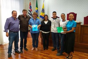 Foto - VISITA À CÂMARA MUNICIPAL DE POMPEIA