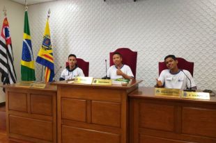 Foto - VISITA À CÂMARA MUNICIPAL DE POMPEIA