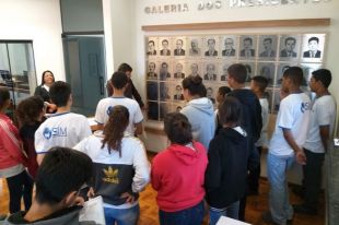 Foto - VISITA À CÂMARA MUNICIPAL DE POMPEIA