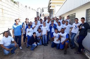 Foto - VISITA A APAE DE POMPEIA